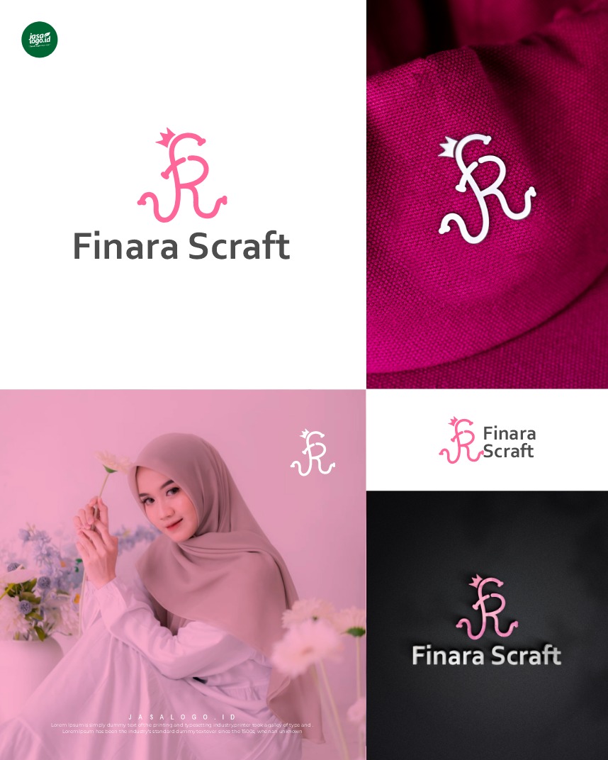 Desain Logo Hijab Finara Scraft