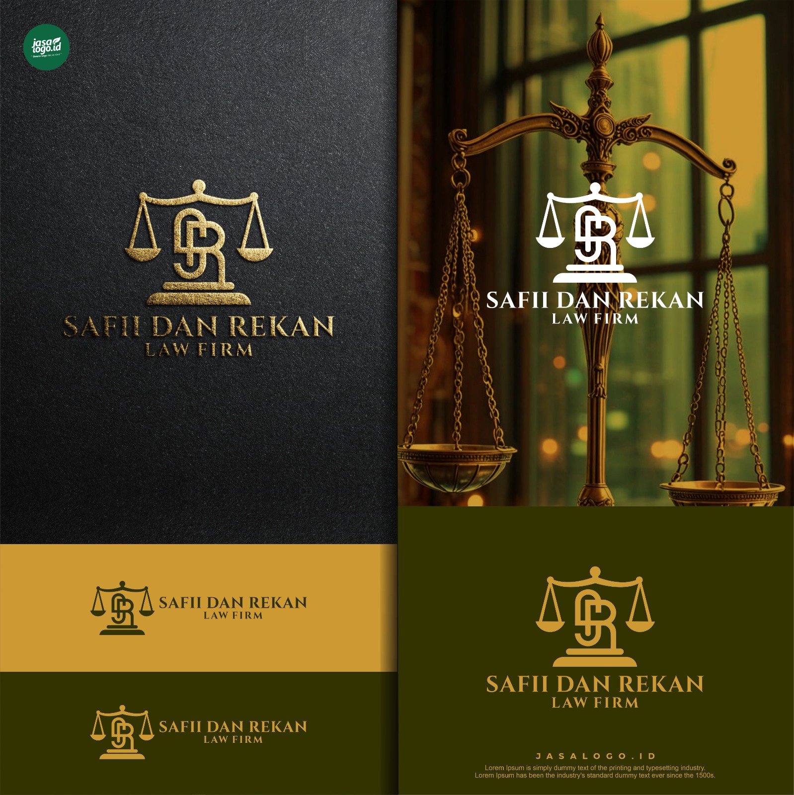 Desain Logo Firma Hukum Safii dan Rekan Desain Logo Firma Hukum Safii dan Rekan Law Firm