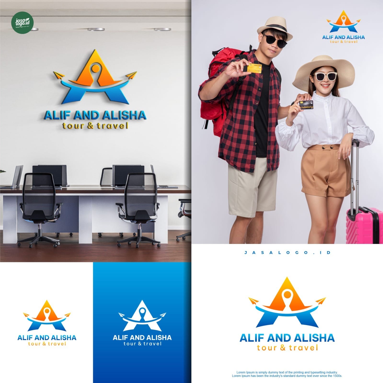 Logo Alif dan Alisha - Tour & Travel
