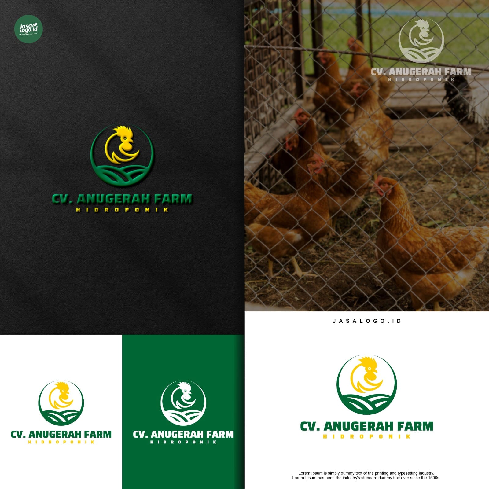 Kesan dan Makna Ikon Ayam dalam Desain Logo