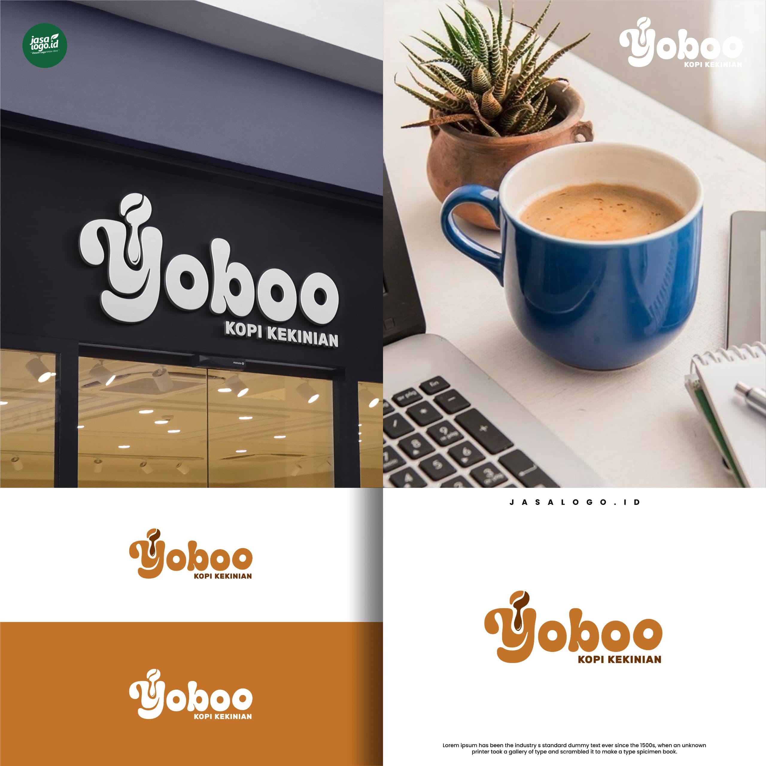 Style Logo Wordmark untuk Membangun Brand Kopi