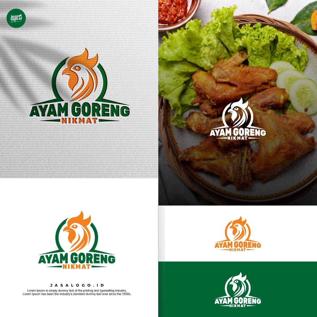 Logo Ayam Goreng Nikmat