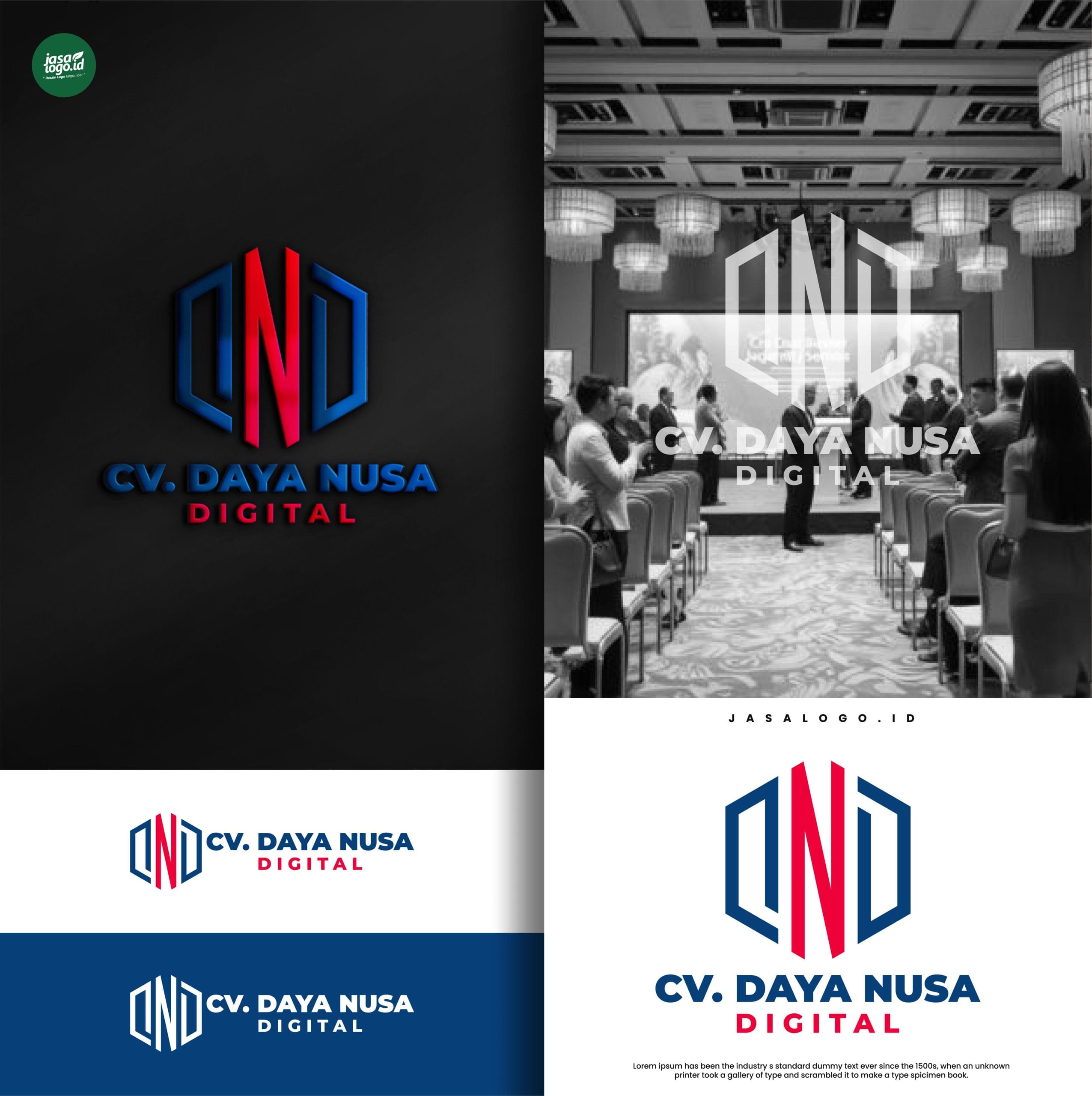 Dominasi dan Kesan Warna Merah dan Biru dalam Logo Perusahaan