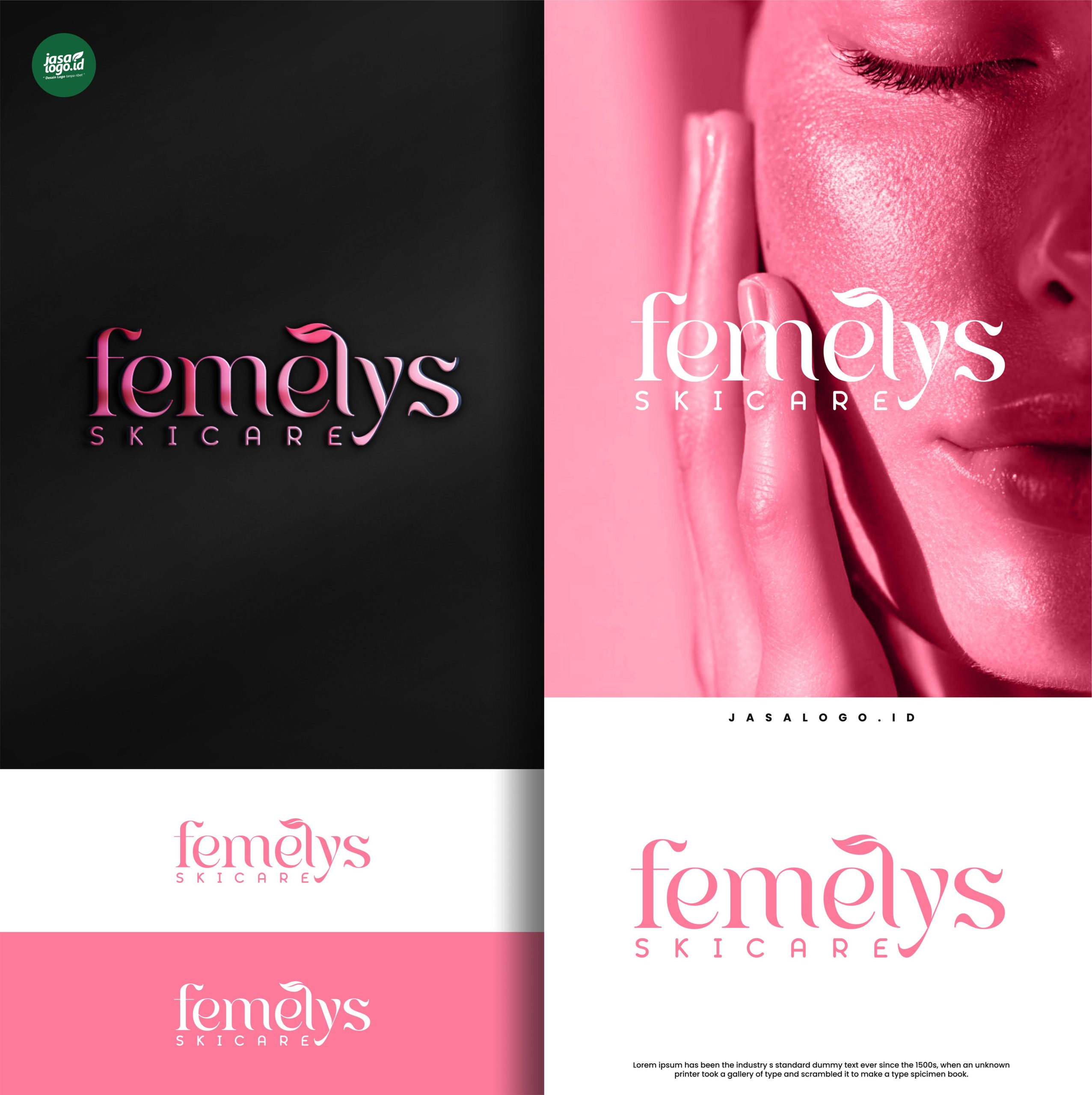 Font Serif Klasik dan Modern dalam Logo Wordmark