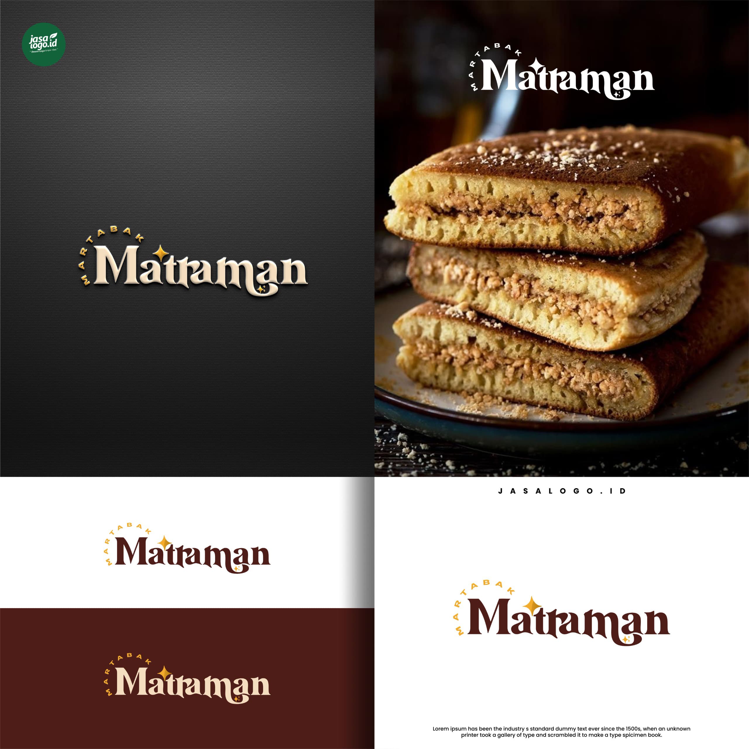 Font Serif Klasik dan Modern dalam Logo Wordmark