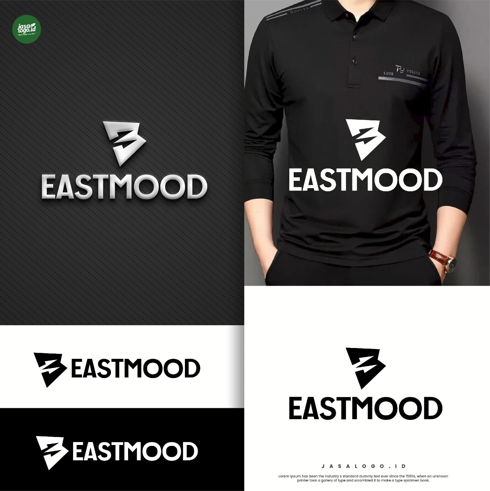 Memanfaatkan Ruang Negatif Membentuk Ikon dalam Desain Logo