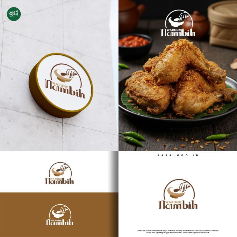 Desain Logo Restoran Warung Nambih