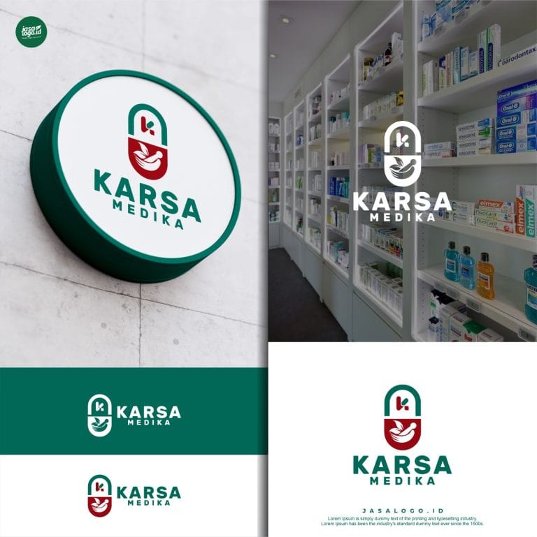 Desain Logo Apotek Karsa Medika